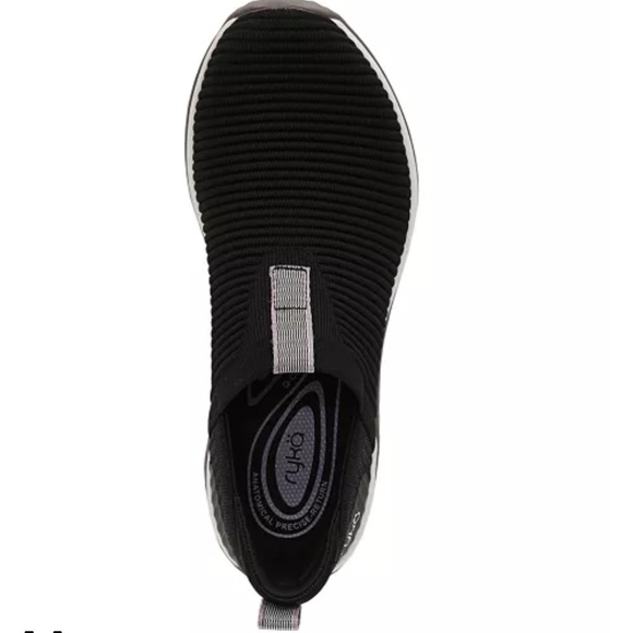 Ryka women’s slip on stretchy sneaker walking shoe black size 8 MEDIUM - Picture 6 of 8